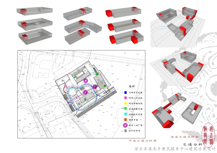 [浙江]湖州市安吉县溪龙乡便民服务中心建筑设计方案（含CAD施工图）-3.03-交通分析