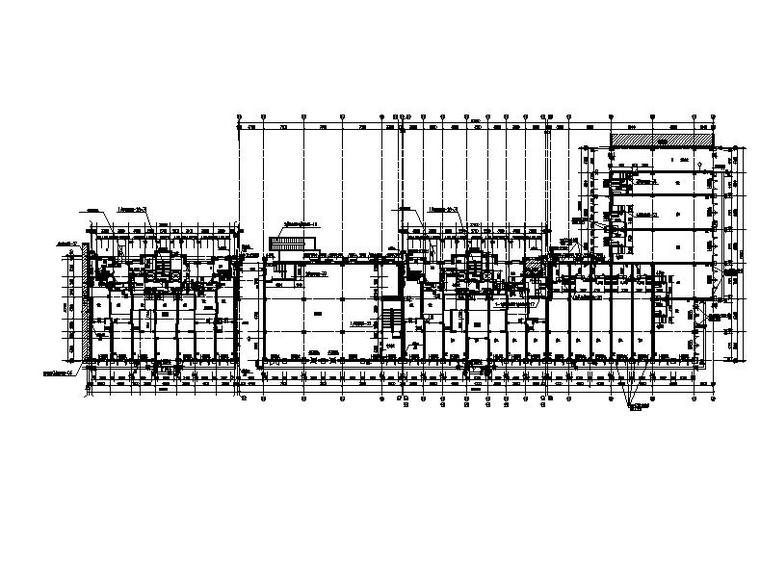 [宁夏]高层塔式商住小区建筑施工图（含多栋建筑及200多张图纸）-高层塔式商住小区建筑平面图