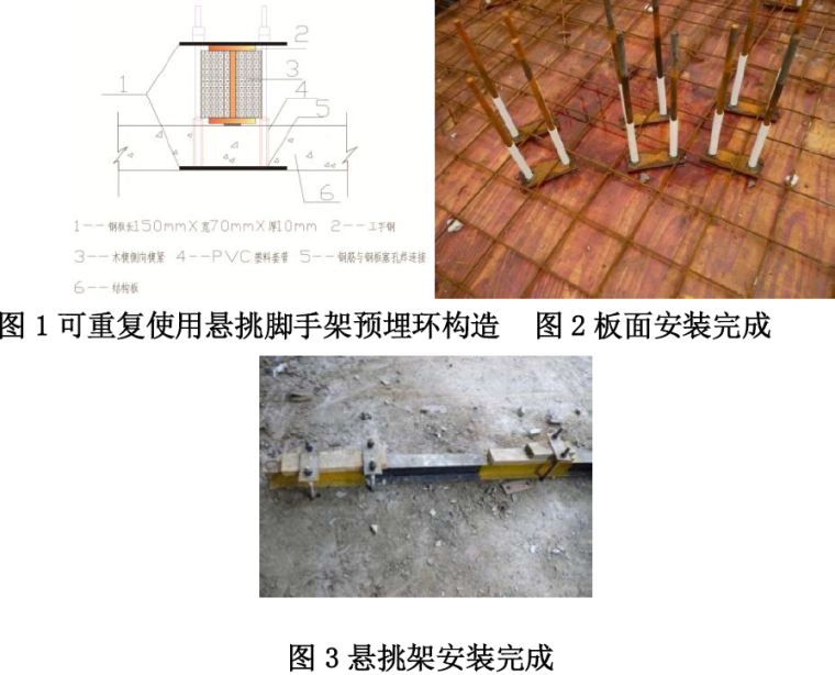 建筑公司工程项目绿色施工指导手册（150余页，图文结合）-可重复使用悬挑脚手架预埋环