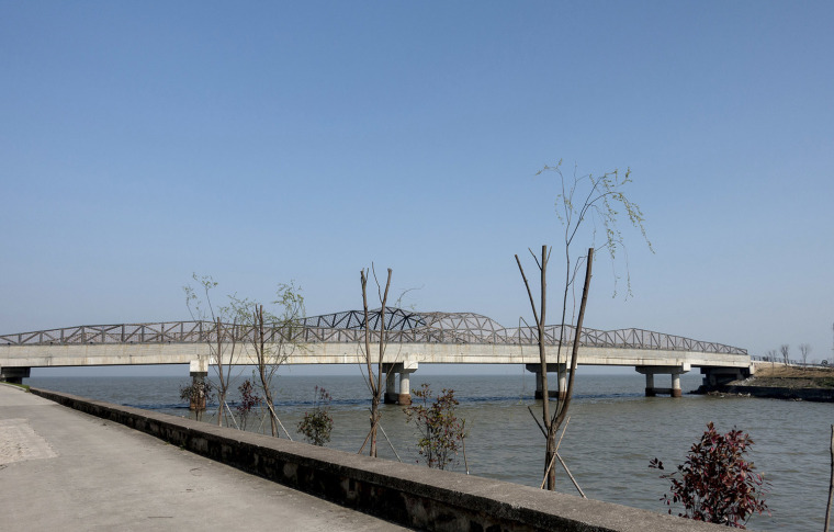 米尔溪农场景观改造资料下载-江苏乌溪港竹桥景观