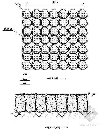 可种植屋面大样图资料下载-编织袋种植大样图