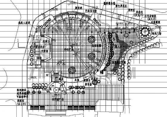 潘普利亚广场景观资料下载-某广场景观施工全套图