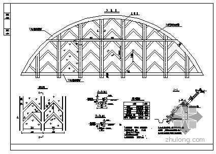 高速公路护坡设计图dwg资料下载-高速公路护坡人字骨架图纸