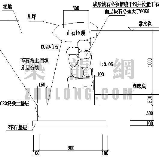 驳坎结构详图