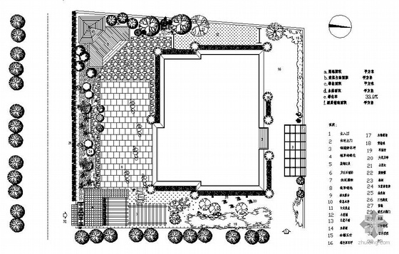 珠海紫禁书院方案资料下载-河北某庭院方案设计图