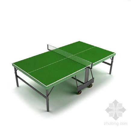 健身房及乒乓球室装饰资料下载-乒乓球桌2