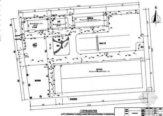 工厂室外图纸资料下载-江苏某工厂生产车间、仓库、办公楼给排水图纸