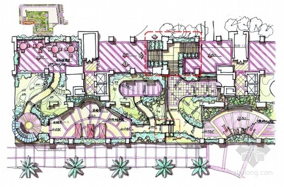 优秀的公共空间设计资料下载-公共空间花园景观设计扩初方案