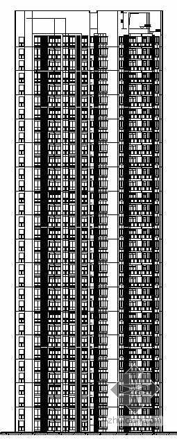 三层住宅楼效果图资料下载-[重庆]某三十三层住宅楼建筑施工图（105米）