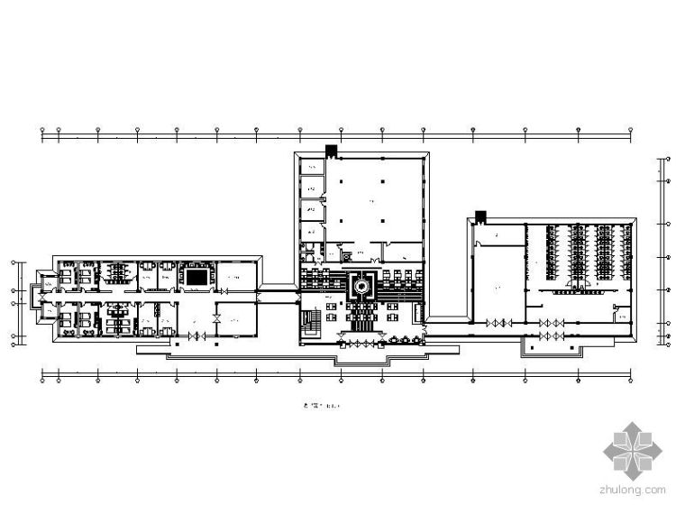 高速服务区充电桩设计资料下载-某高速黄骅服务区设计图