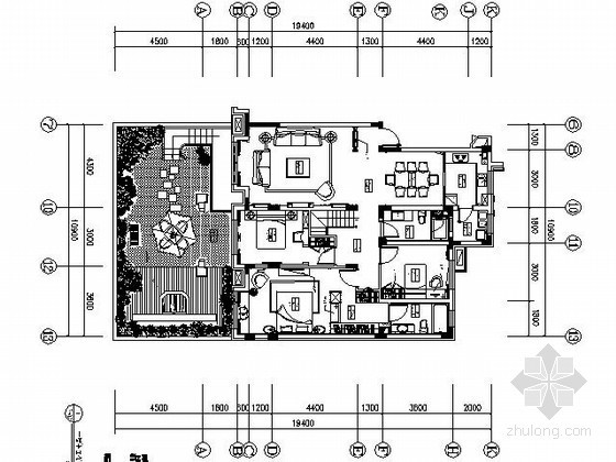 欧式喷泉施工图资料下载-[沈阳]欧式精装样板房施工图（含效果）