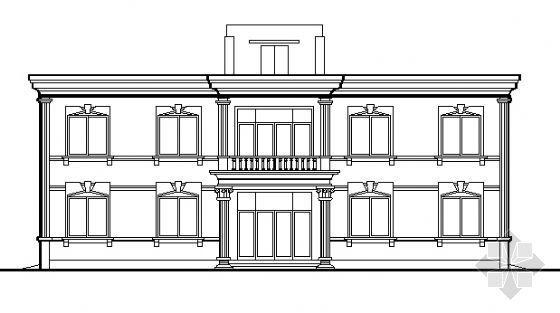 建筑施工图低层办公楼资料下载-某二层办公楼建筑施工图