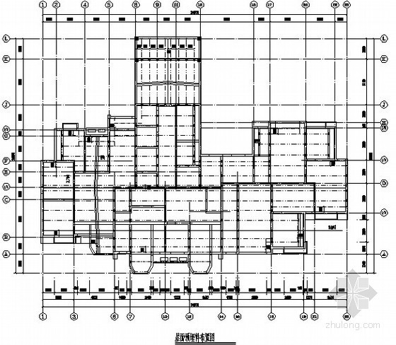 北京样板间施工图资料下载-[北京]样板间屋面彩钢结构施工图