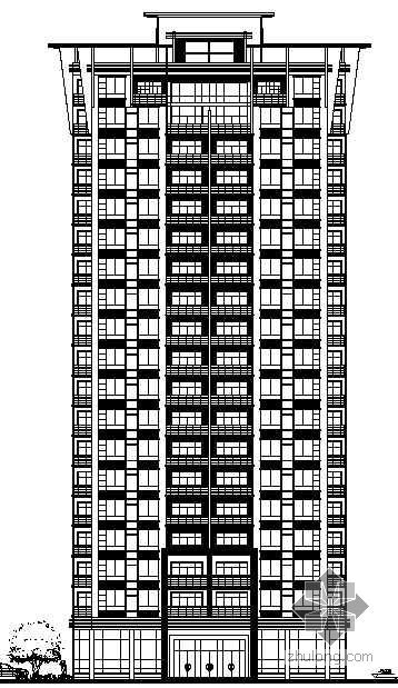 6层商住楼效果图资料下载-[重庆市]某路段危旧房改造二十四层农贸商住楼工程建筑方案图（含效果图）