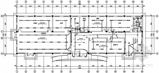 小型三层办公楼平面资料下载-三层小型办公楼全套电气施工图纸