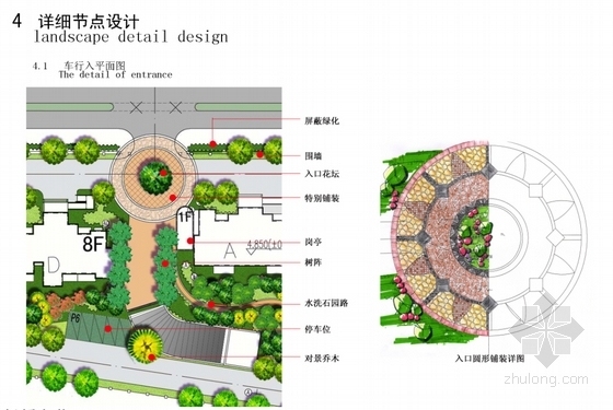 [上海]新古典主义风格居住区景观设计方案-图5