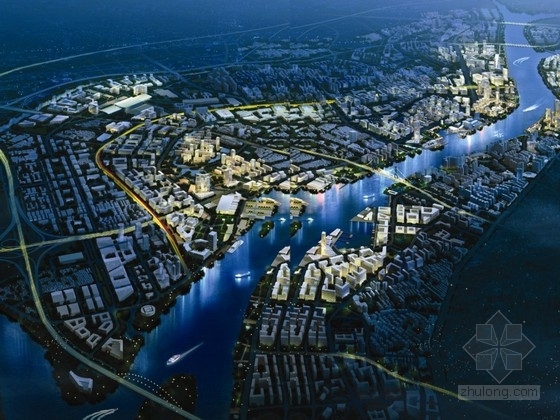 经典大型城市综合体资料下载-[广州]经典大型城市综合体规划及单体设计方案文本