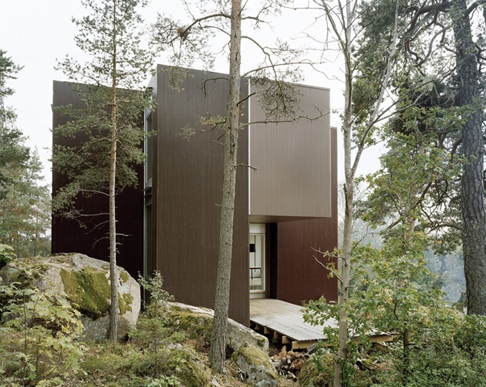 轻钢结构木屋别墅资料下载-森林木屋别墅案列，一个天然的氧吧