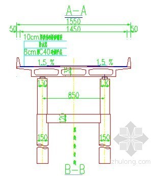 二级公路现浇预应力混凝土箱梁全套设计图纸- 