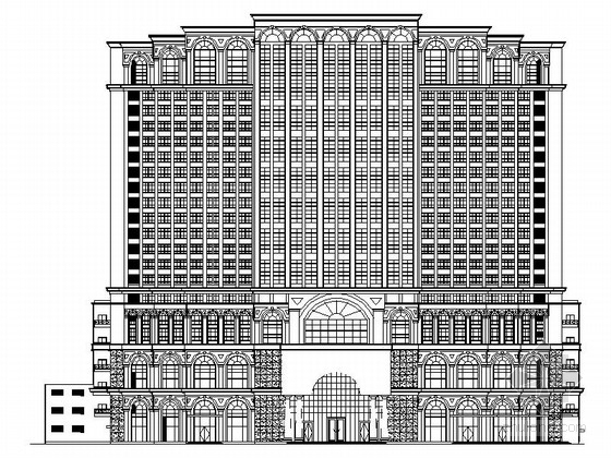 剪力墙酒店建筑施工图资料下载-[深圳]高层框架剪力墙结构酒店办公综合体建筑施工图