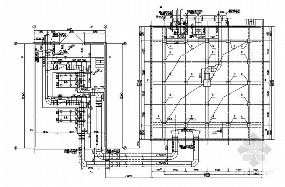 无负压水泵安装管材资料下载-某半地下式水泵站施工图