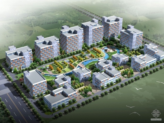 南昌绿地新都会户型图资料下载-[上海]某高科技园区A2-12地块建筑方案设计及文本（包括初设及户型图）
