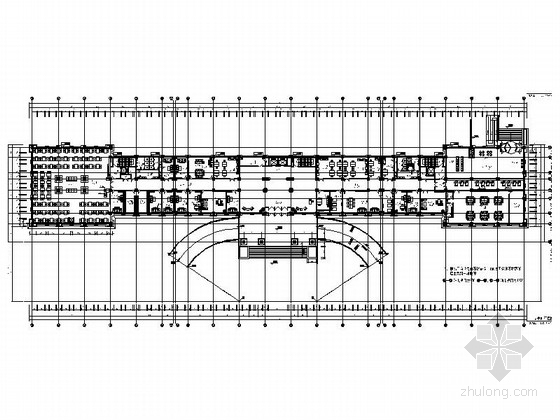 客服中心CAD图资料下载-[葫芦岛]现代国家供电系统生产调度综合楼设计概念方案图