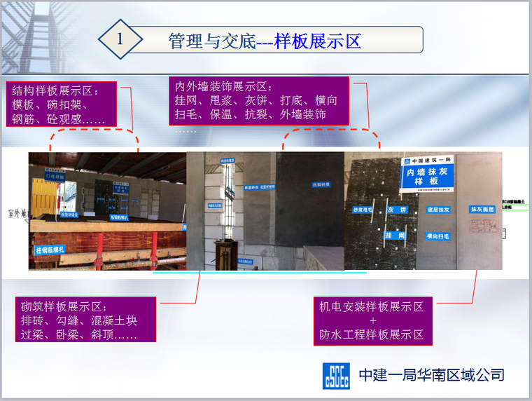 星河雅宝高科创新园工程建筑工程细节施工亮点-样板展示区