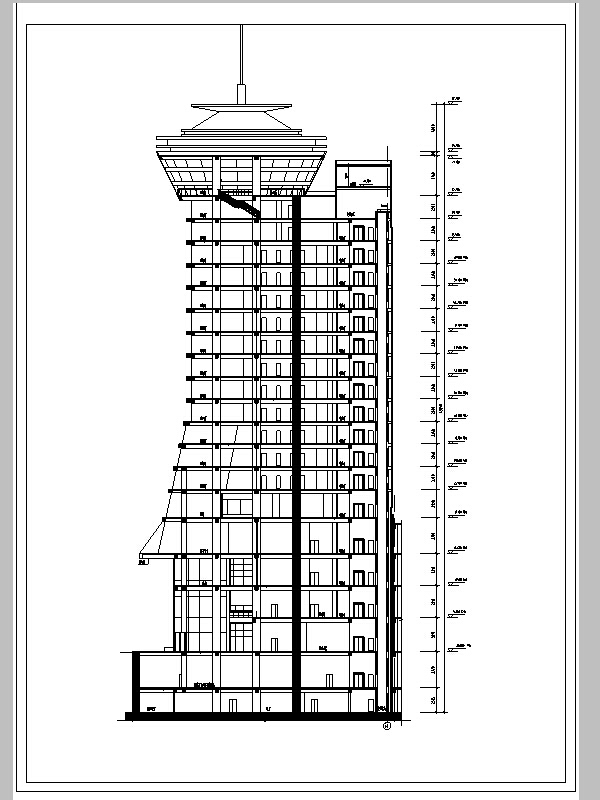 4星级酒店设计施工图资料下载-3套四星级酒店建筑设计方案施工图CAD