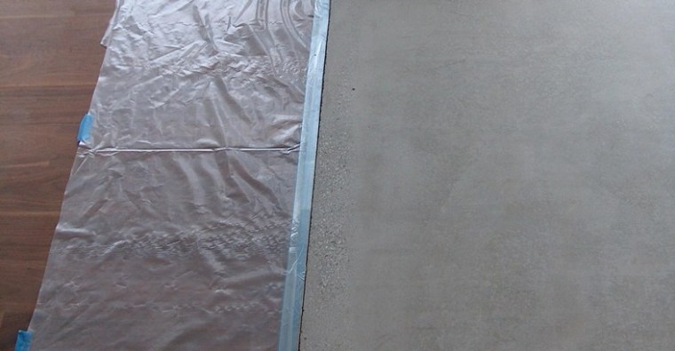 环氧涂层防静电地坪资料下载-抛光混凝土薄涂层在有严重缺陷混凝土地坪上的应用