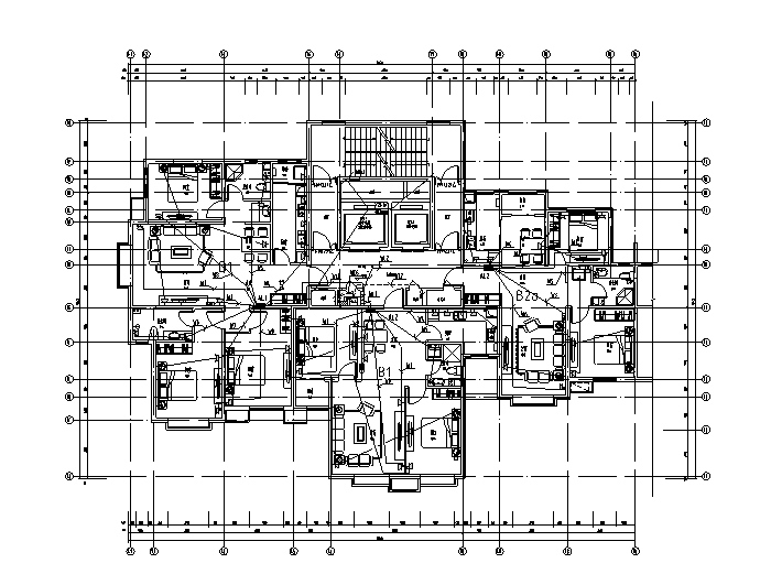 二层车库图纸资料下载-安徽住宅楼、商业楼、地下车库电气全套施工图纸