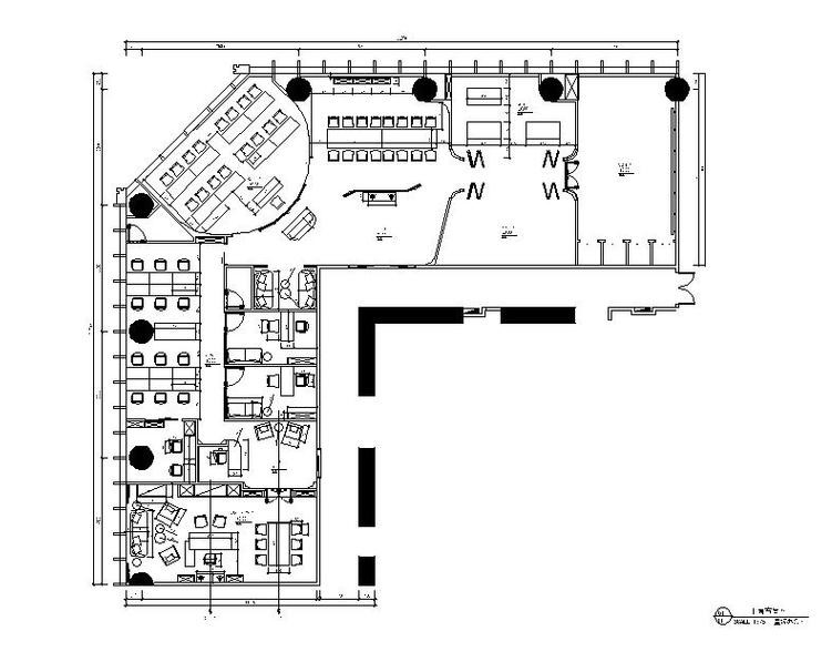 办公休闲室设计施工图资料下载-全套办公室设计施工图