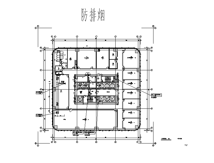 低层商业体资料下载-宝龙城市广场楼暖通图纸（43层广电办公及电台、商业综合体）