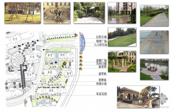 街道景观设计文本资料下载-小区景观设计文本