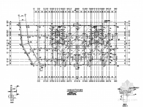 部分框支剪力墙资料下载-[重庆]地上七层部分框支剪力墙结构住宅楼结构施工图