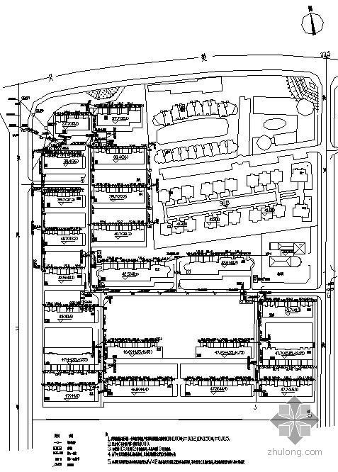 厂区市政排水管网资料下载-某小区室外排水管网全套图纸