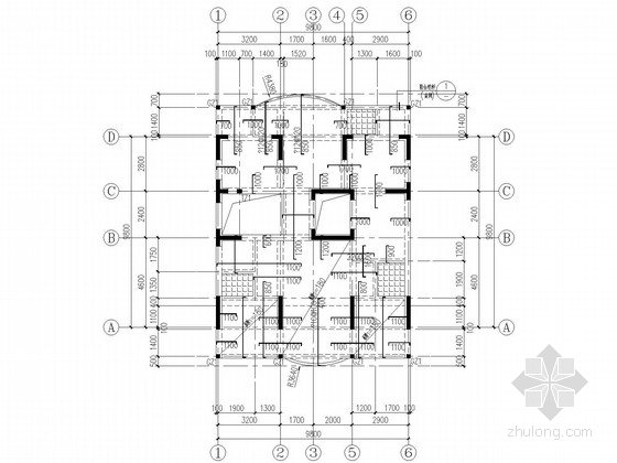 私人住宅建筑图资料下载-[深圳]13层框架私人住宅结构施工图