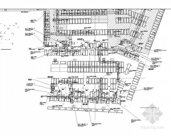 [江西]住宅楼地下室通风及防排烟系统设计施工图（含节能环保设计）-地下一层通风防排烟平面图（C） 