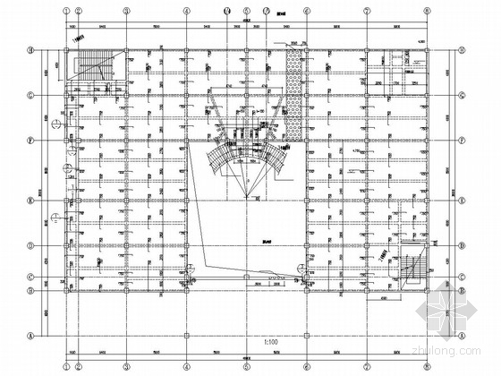 框架结构3层施工图资料下载-3层框架结构售楼中心结构施工图