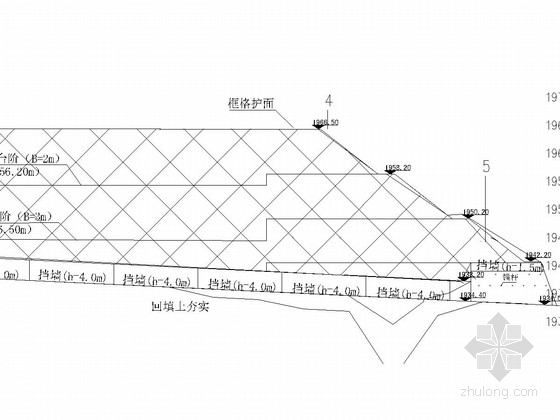锚杆框格梁护坡设计图视频资料下载-[贵州]32米高填方边坡挡墙加框格梁护坡支护设计（含计算书）