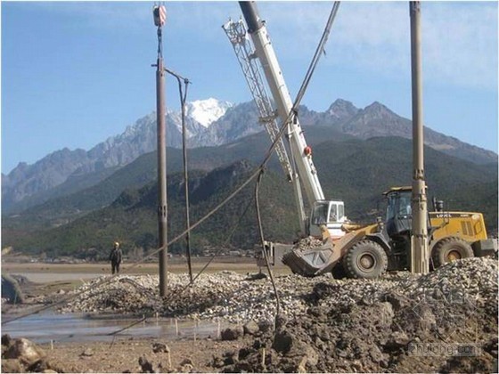 砂石桩和碎石桩资料下载-粘土地基加固处理施工工艺（振冲法 砂石桩 CFG桩 ）