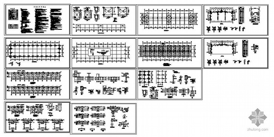 钢檐沟大样CAD资料下载-某15米跨厂房结构图