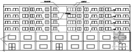 商住混合建筑设计ppt资料下载-商住楼建筑设计全图