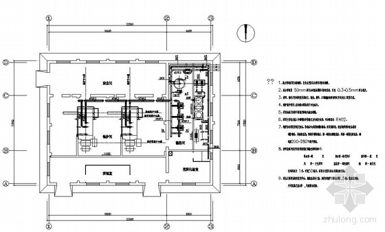 管道安装CAD图纸资料下载-锅炉房工艺设备管道安装图纸