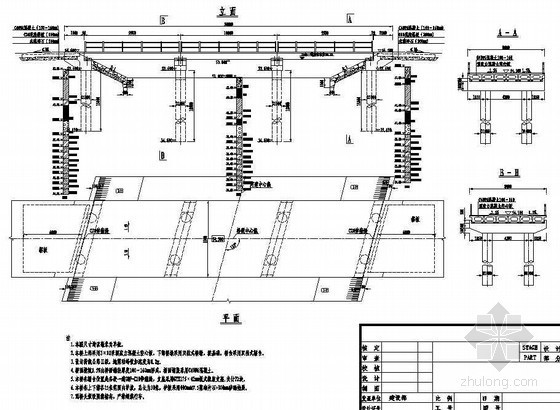 预应力空心板布置资料下载-3×10米预应力混凝土空心板桥型总体布置节点详图设计