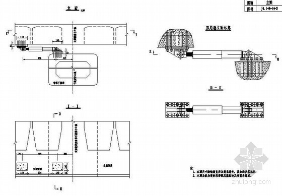 双塔双索面斜拉桥设计图资料下载-双塔双索面斜拉桥主桥结构支承体系节点详图设计