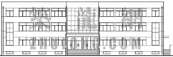 三层办公室立面施工图资料下载-三层办公室设计方案