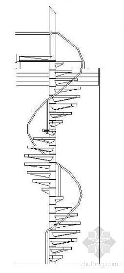 室内效果及CAD资料下载-室内CAD楼梯图块