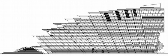温州现代装修效果图资料下载-[温州]某大剧院建筑设计方案图（带效果图）