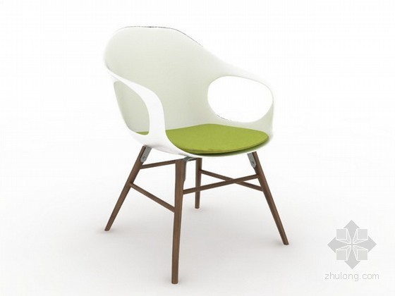简约现代椅子资料下载-现代简约椅子3d模型下载